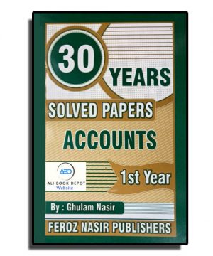 Solved Accounting – Feroz Nasir – XI Commerce