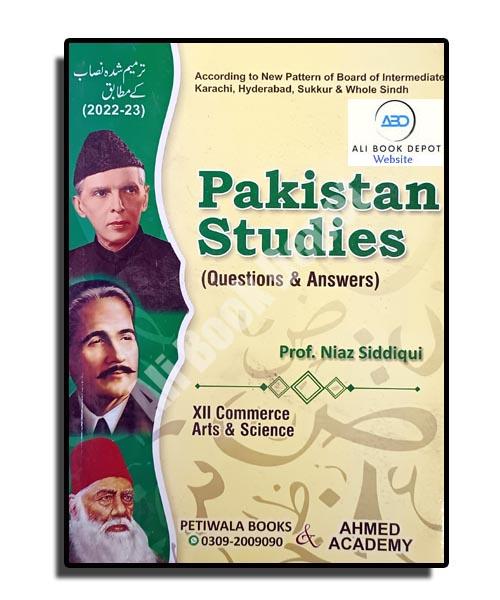 Pakistan Studies – Petiwala Publisher – XII